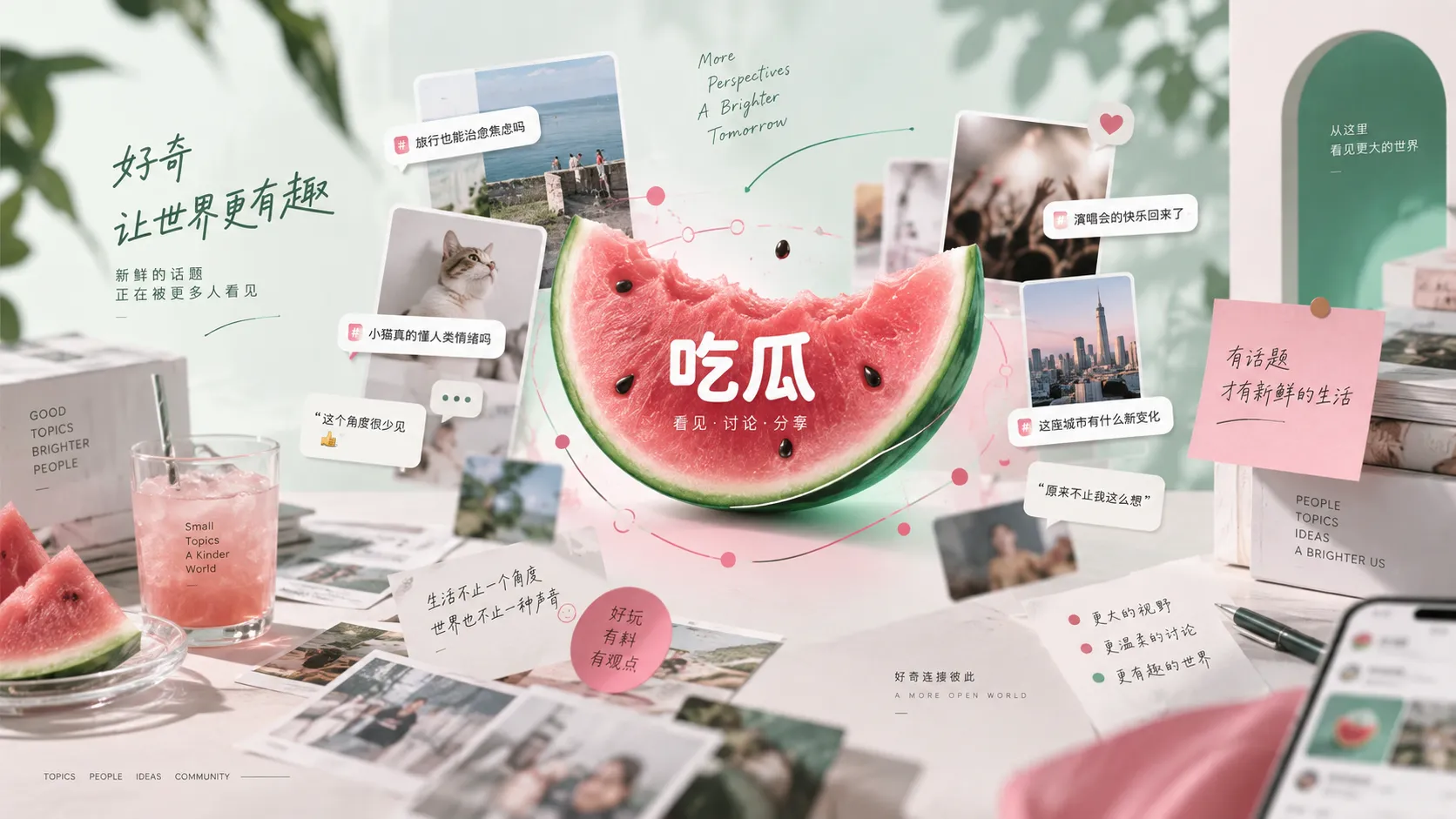 有关娱乐资讯与网络热点讨论的主题画面